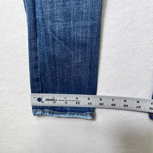 American Eagle Skinny Stretch Jeans Womens 4 Short Blue Denim Comfy pants 2496 - Picture 8 of 11